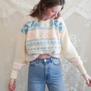 80s Pastel Sweater
